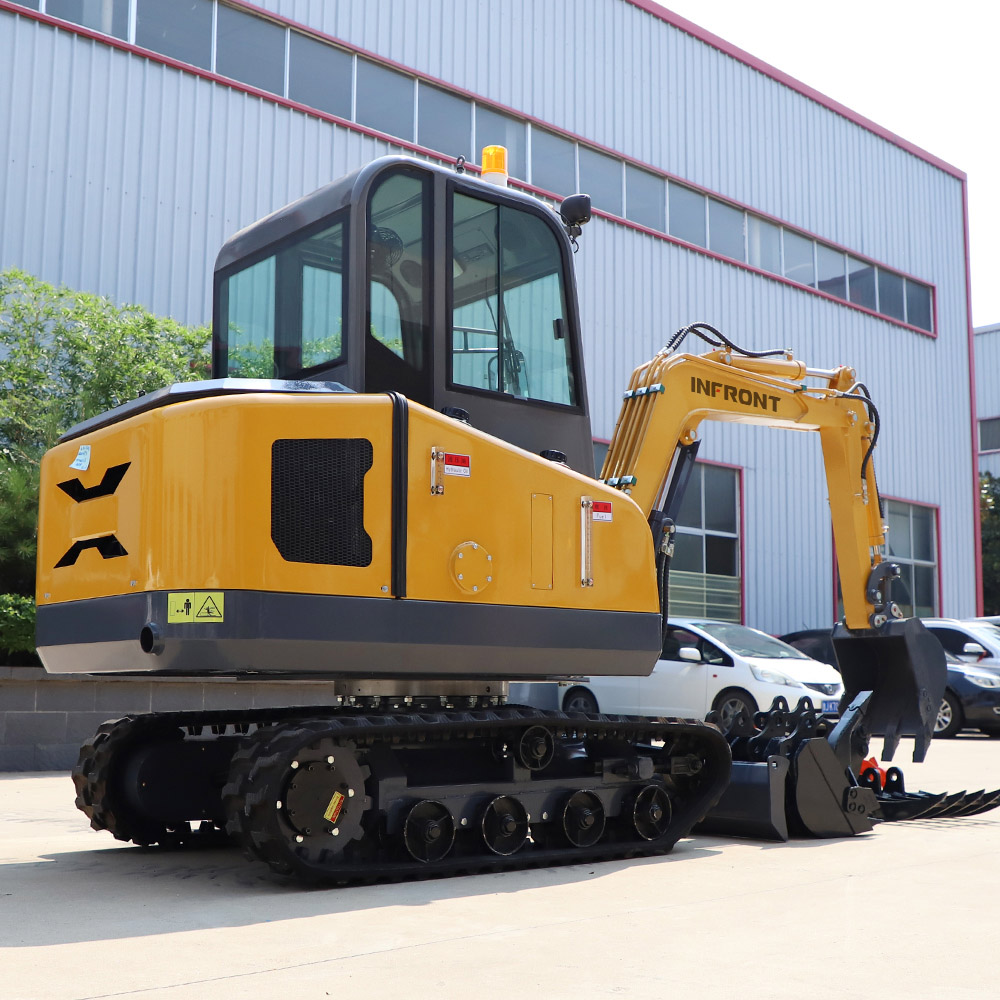 Самый дешевый мини-экскаватор.