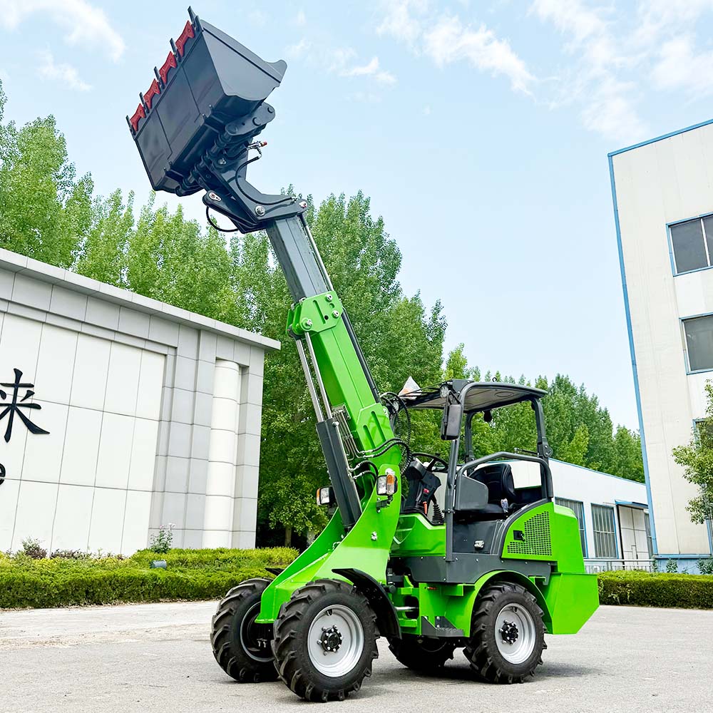 Электрический фронтальный погрузчик для садового трактора
