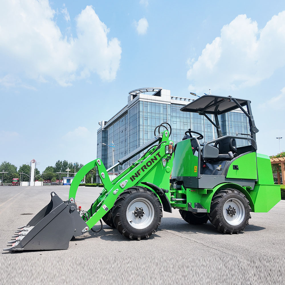 Электрический фронтальный погрузчик