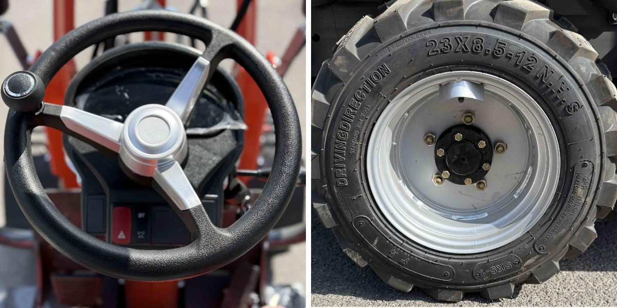 Электрический мини-колесный погрузчик Электрический мини-колесный погрузчик