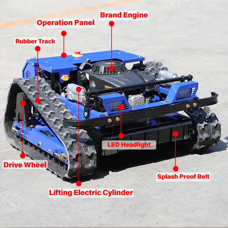 Газонокосилка для склонов с дистанционным управлением