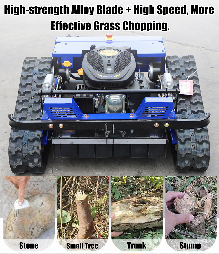 Газонокосилка для склонов с дистанционным управлением