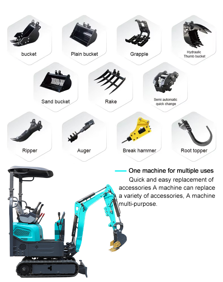 1,2-тонный экскаватор