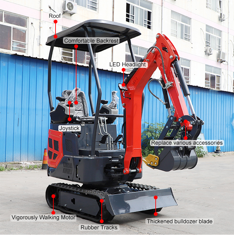 1,5-тонный экскаватор