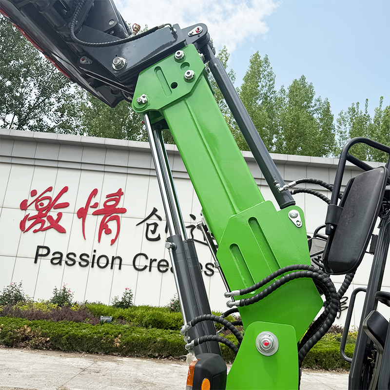 Электрический фронтальный погрузчик для садового трактора