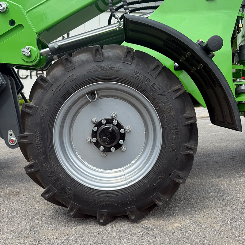 Электрический фронтальный погрузчик для садового трактора